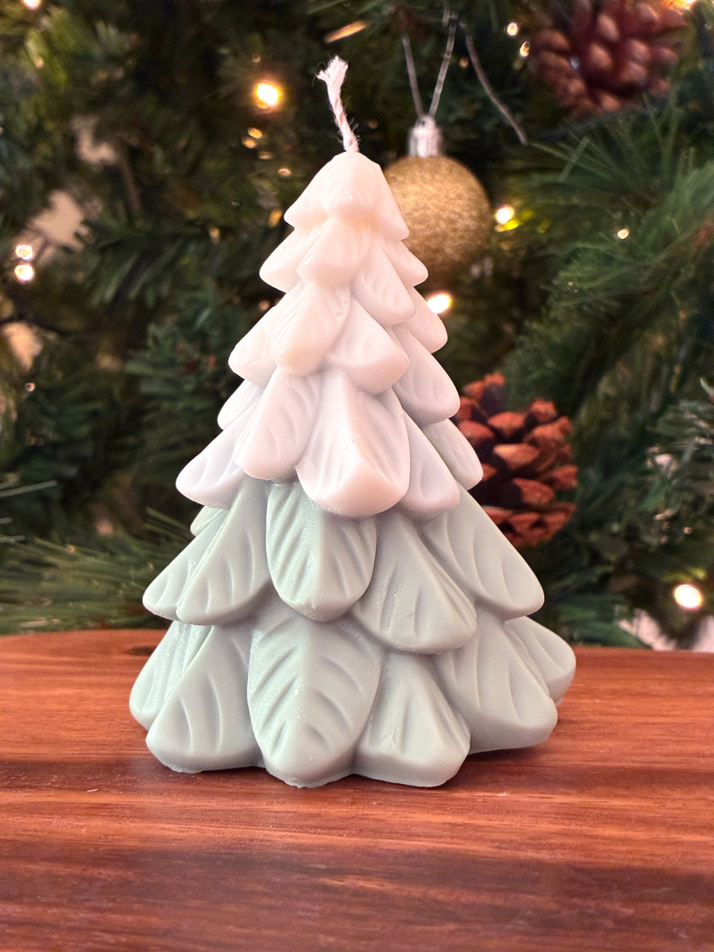 VELA ÁRVORE DE NATAL INCLINADA