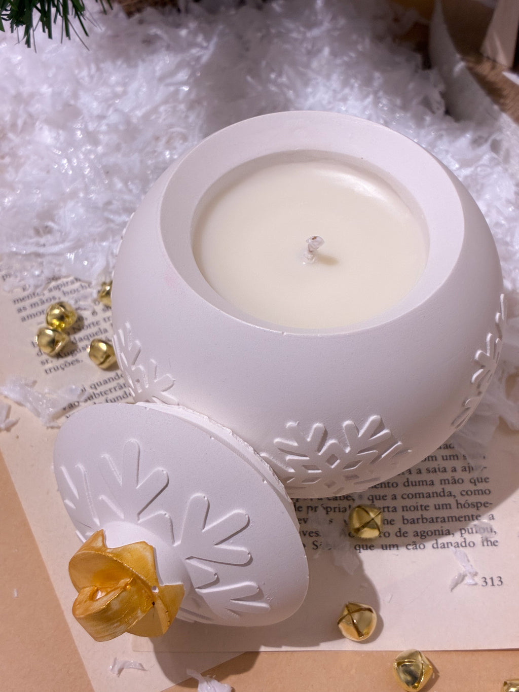 BOLA DE NATAL CERÂMICA